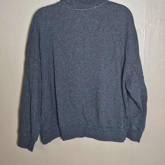 💥Sale💥Torrid Women's Charcoal Drop Shoulder Half Zip Pullover - Picture 3 of 4